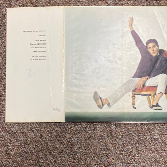 Gilbert Bécaud 1967 France - La Voix De Son Jazz- Maître Record Vinyl LP - Picture 2 of 11